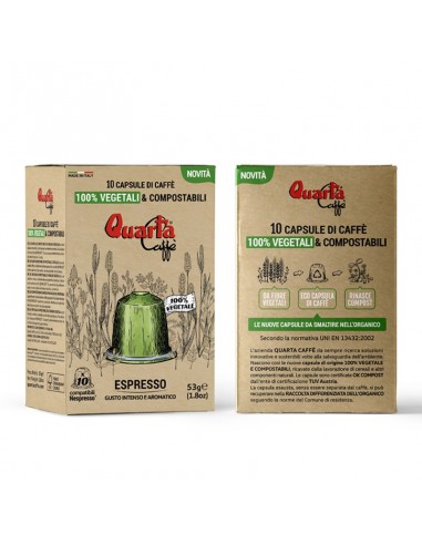 Cap Quarta Caffè 100% vegetarisch und kompostierbar (120 Cap)
