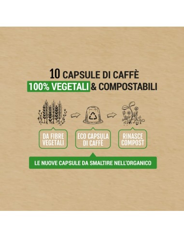 Cap Quarta Caffè 100% vegetarisch und kompostierbar (120 Cap)