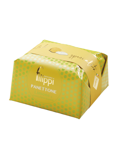 Panettone Speciale con Limone e cioccolato bianco 500g