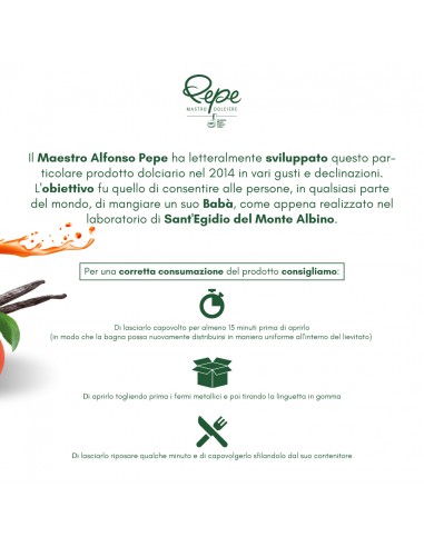 Babà al gusto di Albicocca "Pellecchiella" del Vesuvio e Vaniglia