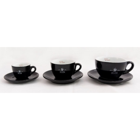 Tazze Latte DELIZIA nere 300cc