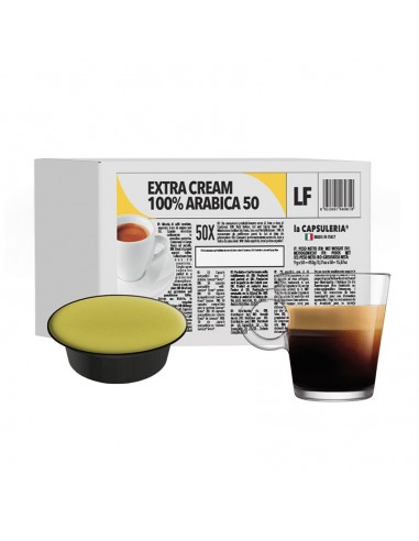 Cap Extra Cream Arabica Coffee - compatible Lavazza Firma