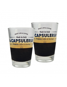 Espresso Tassen aus Glas "Perfect Coffee" (Pack à 2 Stk)