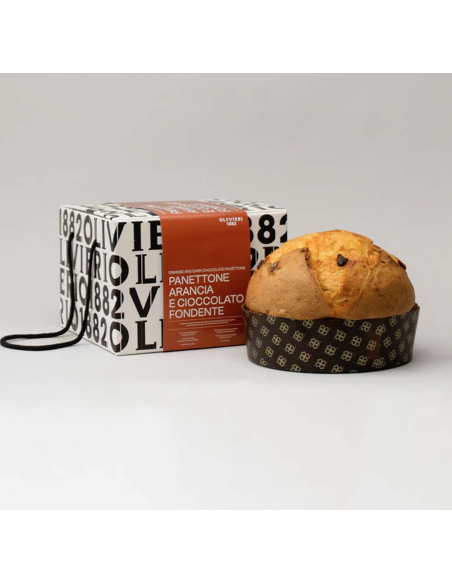 Panettone Arancia e Cioccolato Fondente 1000g
