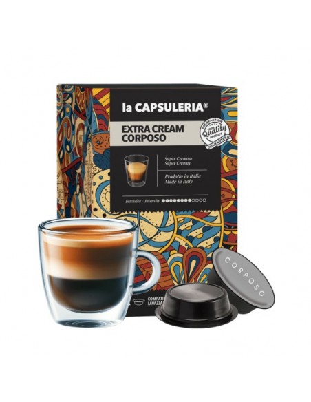 Cap Extra Cream Coffee Corposo - compatible Lavazza A Modo Mio