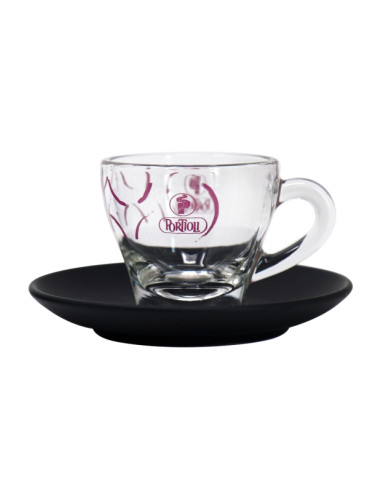 Espresso Tassen aus Glas Portioli Caffè 80cc