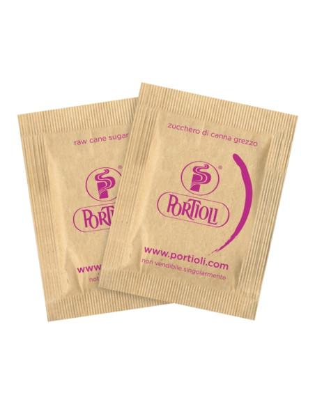 Zucchero di canna Portioli 4,3Kg (1000 bustine)