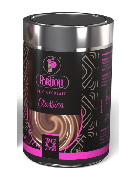 Portioli chocolate powder, 500g tin