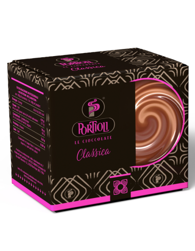 Portioli chocolate powder, pack of 15 sachets