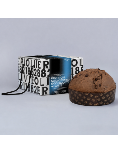 PANETTONE Nero con Mou e Cioccolato al Latte 1000g