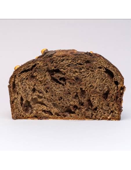 PANETTONE Nero con Mou e Cioccolato al Latte 1000g