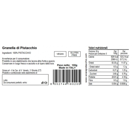 Granella di Pistacchio 100g